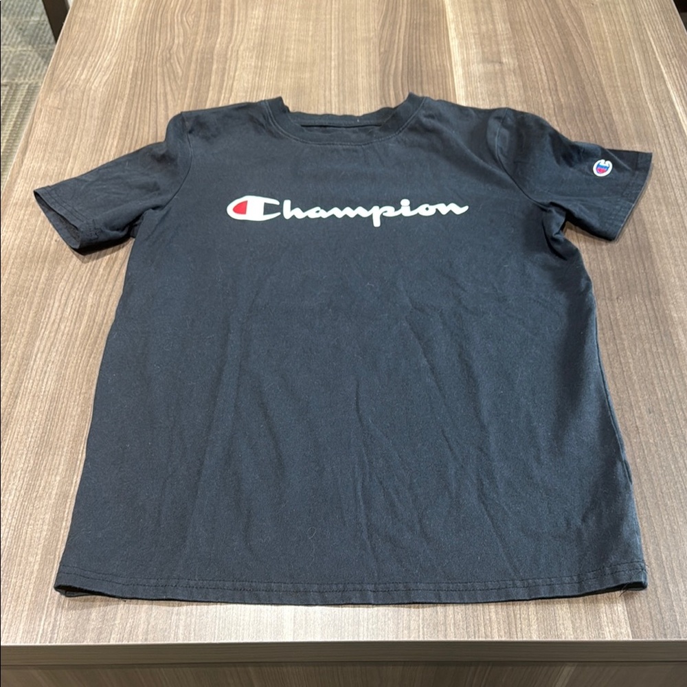 Champion Kids Black T-Shirt